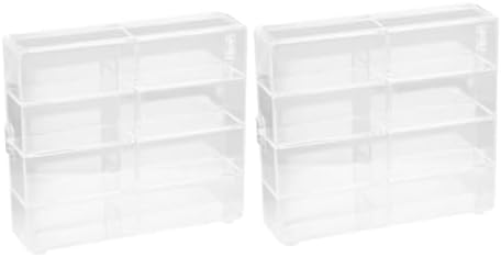 Uonlytech 2pcs Display Case for Car Models and Collectibles