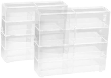 2pc Display Case for Collectibles and Miniatures
