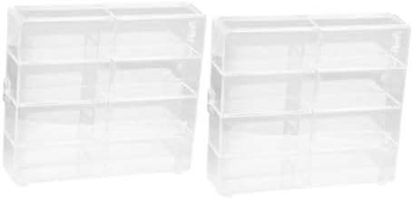 NUOBESTY 2Pcs Wall Mounted Display Case for Car Models and Collectibles