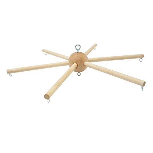 Wooden Mobile Frame Kit Decorative Wind Chime Baby Crib Hanger