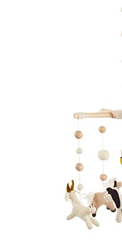 Mud Pie Farm Animals Crib Mobile Multicolor