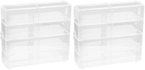 2pcs Compartment Acrylic Car Display Case for Collectibles and Toys