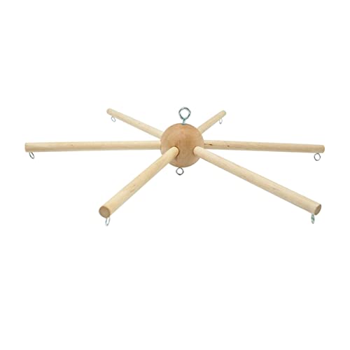 Wooden Mobile Frame Kit Decorative Wind Chime Baby Crib Hanger