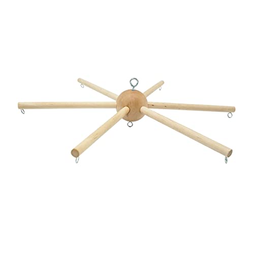 Wooden Mobile Frame Kit Decorative Wind Chime Baby Crib Hanger