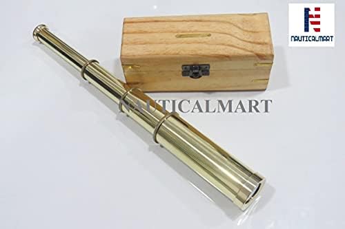 NauticalMart Handheld Brass Pirate Telescope