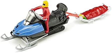 Siku 1684 Snow Mobile with Rescue Sled Multicoloured