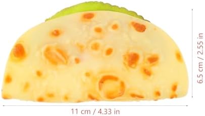 Uonlytech Realistic Taco Burrito Dessert Display Model