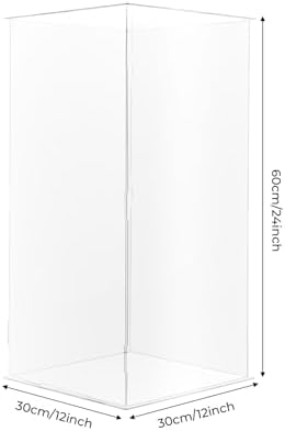 HAOREBAIYU Acrylic Display Cube Pedestal Stand