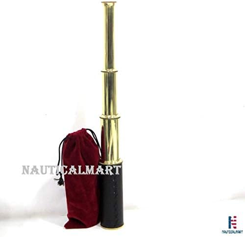 NauticalMart Brass Telescope Marine 14 Inch