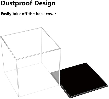 Cliselda Acrylic Display Case 4x4x4 Inch Dustproof