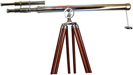Vintage Style Marine Design Double Barrel Telescope