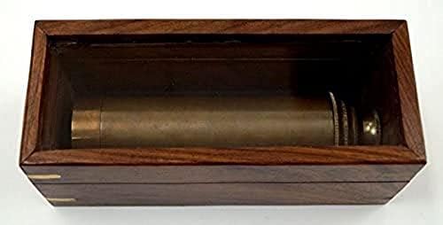 Captains Pull-out Antique Telescope with Box