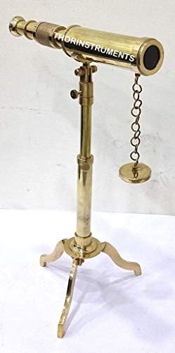 Vintage Handmade Brass Telescope Spyglass Gift