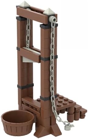 Medieval Knights Guillotine Prison Building Block Set for Kids