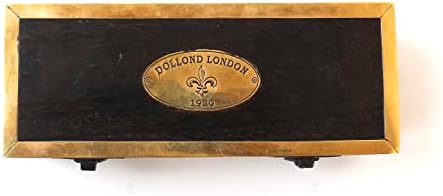 Vintage Brass Spyglass Telescope with Wooden Box
