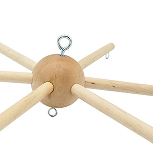 Wooden Mobile Frame Kit Decorative Wind Chime Baby Crib Hanger