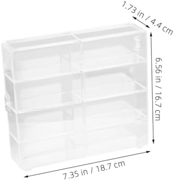 2pcs Wall Mounted Display Case for Collectibles
