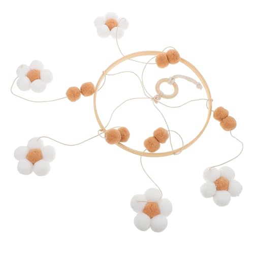 GALPADA Boho Flower Crib Mobile for Baby Nursery Decor