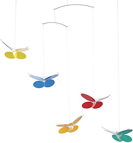 Butterflies Hanging Nursery Mobile 26 Inches