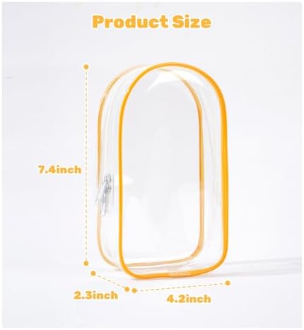 Clear Figure Display Bag with Keychain for Dolls