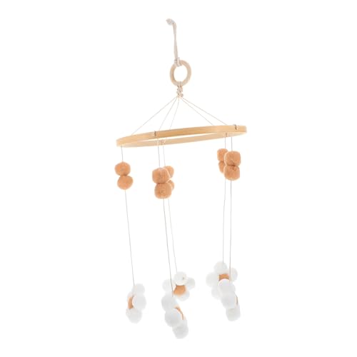 Yardwe Elegant Flower Crib Mobile Boho Decor for Nursery