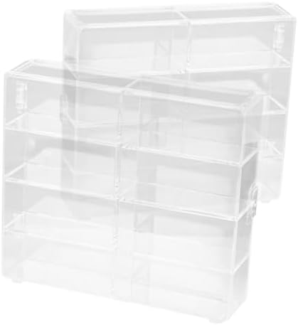 Modern 2pcs Display Case Stand for Collectibles Cars and Toys