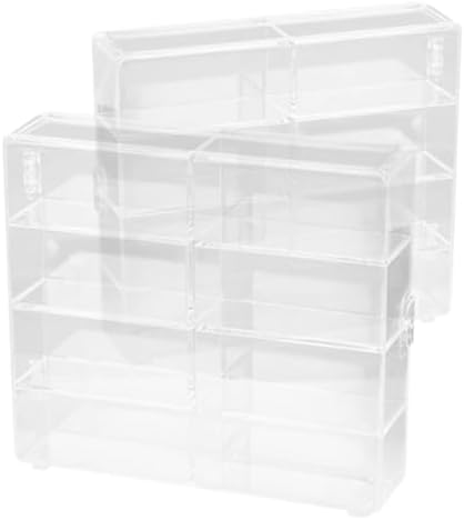 2pc Display Case for Collectibles and Miniatures