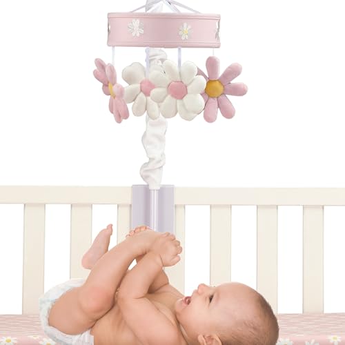 Lambs And Ivy Daisy Dreams Musical Crib Mobile Soother Toy