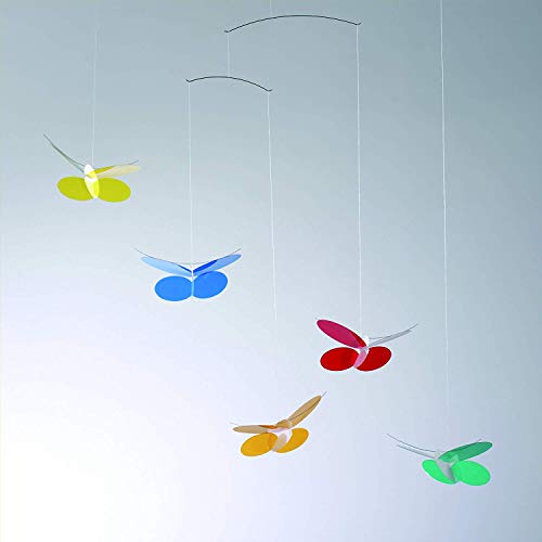 Butterflies Hanging Nursery Mobile 26 Inches