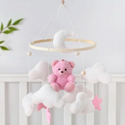 Cute Bear Baby Crib Mobile for Boys Girls