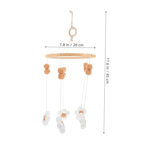 YARNOW Boho Crib Mobile Flower Decor