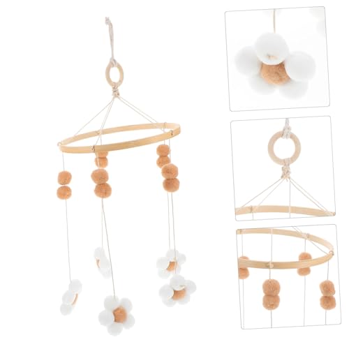YARNOW Boho Crib Mobile Flower Decor
