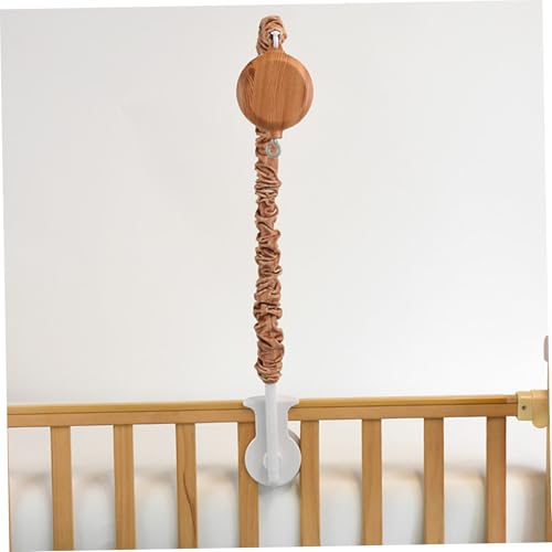 Baby Crib Mobile 26 Inch Safe Wood Grain Decor Arm