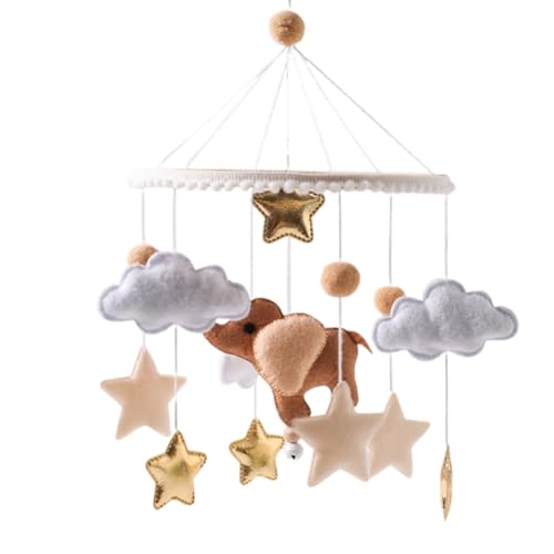 EUBUY Baby Mobile with Felt Balls Wind Chime Decor