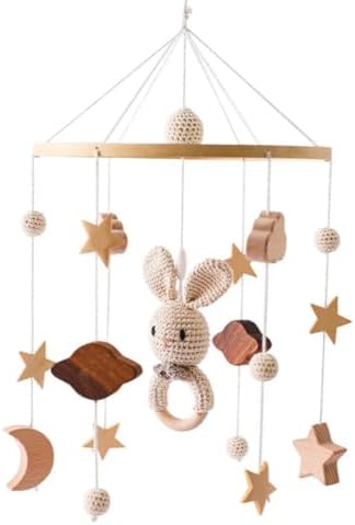 Baby Mobile with Stars Moons Clouds and Elephant