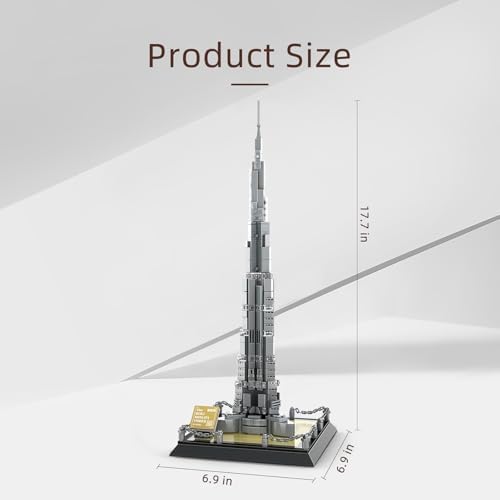 Burj Khalifa Tower Building Blocks Set 555 Pieces