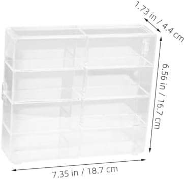 Uonlytech 2pcs Display Case for Car Models and Collectibles