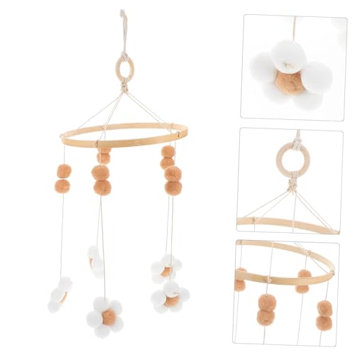 GALPADA Boho Flower Crib Mobile for Baby Nursery Decor