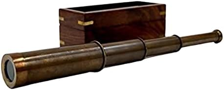 Captains Pull-out Antique Telescope with Box