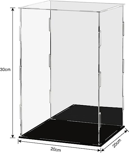 ECOSEAO Display Case 78x78x118inch Clear Acrylic Box for Collectibles