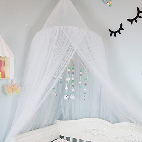 Wayuto Neutral Crib Mobile Felt Ball Ceiling Decor
