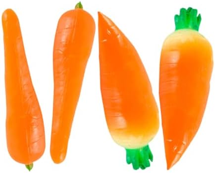 Happyyami 4pcs Artificial Carrots for Easter Decor