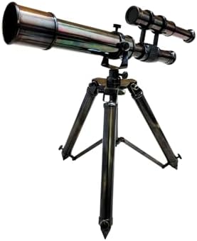 Brass Telescope on Tripod for Desk Decor and Gifts