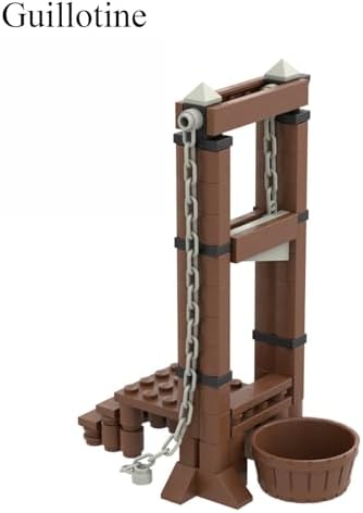 Medieval Knights Guillotine Prison Building Block Set for Kids