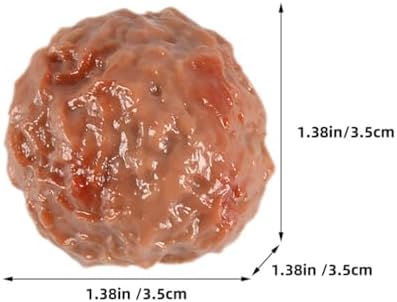 Abaodam Artificial Beef Meatballs 6pcs Home Decoration Props