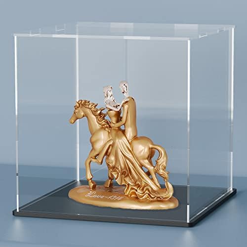 Acrylic Display Case with Lid 6x6x6 Inch Clear Cube Box
