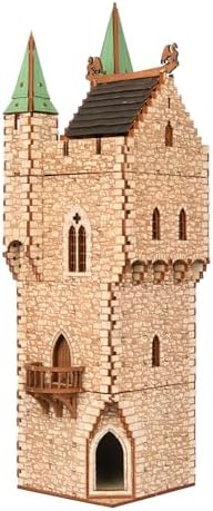 The Great Tower P- Medieval Castle DIY Wooden Building Kit for Adults