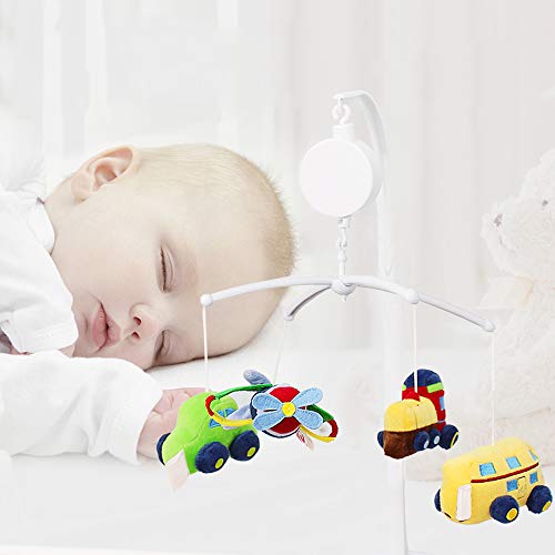 AFUNTA 26 Inch Baby Mobile for Crib with Music Box Holder
