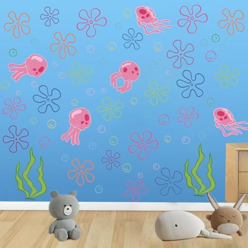 Undersea Birthday Party Wall Stickers - 156PCS