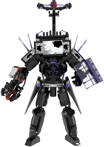 Bentex Toilet Upgraded Damaged TV Man Building Block Set 703pcs